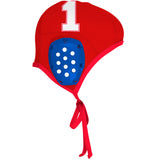 D1 - MASTER DESIGN (Goalie Royal)- #'s Outlined - Water Polo Cap
