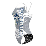 UNH Wildcats 22 - Sunback Tank Swimsuit