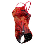 Fiery Fractals - Skinny Strap Swimsuit