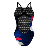 TRI CHI WALK AND RUN Dolphin 2 - Skinny Strap Swimsuit