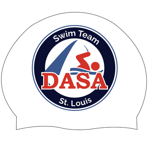 DASA Swim Team - Swimoutlet (WHT/03) - Custom Silicon Swimcap