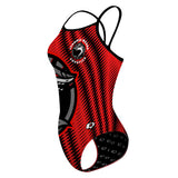 Johnnie Means Aquatics Tigersharks FV1  - Skinny Strap Swimsuit