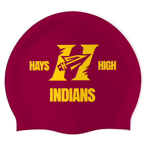 Hays High - Swimoutlet PO23001764 (BUR/1) - Custom Silicon Swimcap