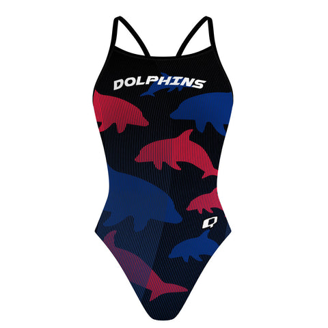 TRI CHI WALK AND RUN Dolphin - Skinny Strap Swimsuit