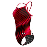 Twisting Red - Skinny Strap