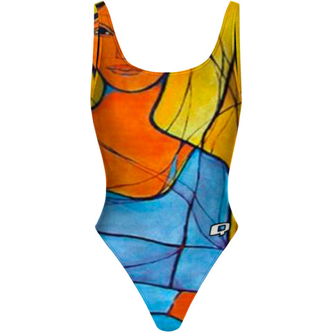 Valverde Celeste - High Hip One Piece Swimsuit
