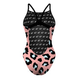 Peachy Leopard - Skinny Strap - Skinny Strap