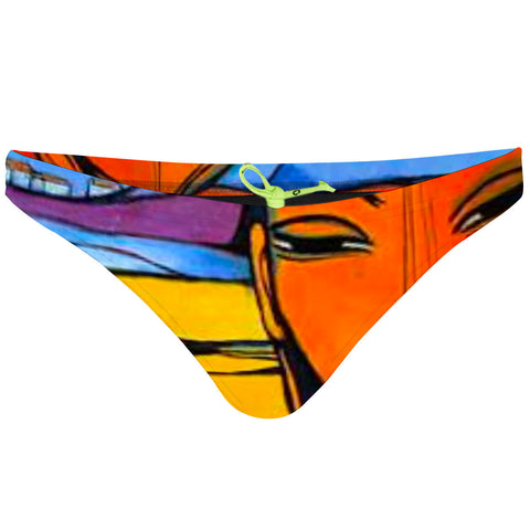Valverde Naranja - Tieback Bikini Bottom