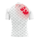 Canada UWH White FV - Men's Surf UPF50+ Short Sleeve Rash Guard