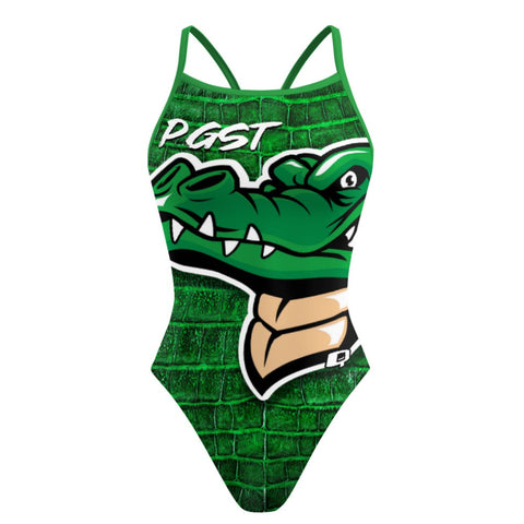Pinegate Swim Team - Skinny Strap