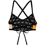 Sunset Stripes -  Ciara Tieback Bikini Top