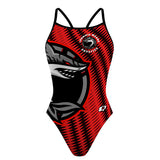 Johnnie Means Aquatics Tigersharks FV1  - Skinny Strap Swimsuit