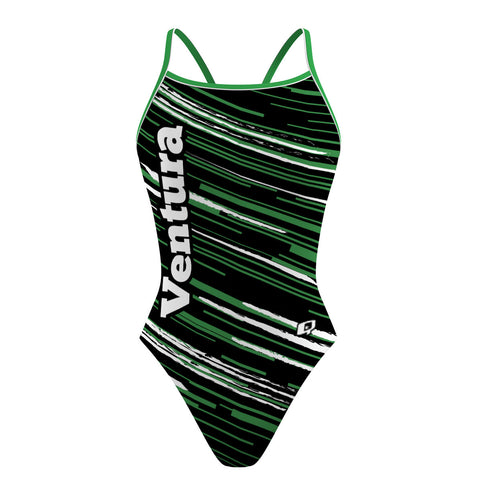 VC Pirates Black - Sunback Tank Swimsuit