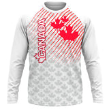 Canadian UWH 2023 white - Loose Fit UPF50+ Long Sleeve Rash guard