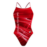 Salt spring stingrays - Skinny Strap Swimsuit