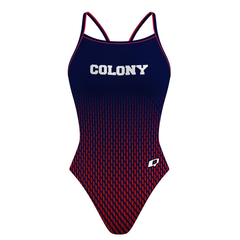 Colony skinny 6 updated back - Skinny Strap Swimsuit