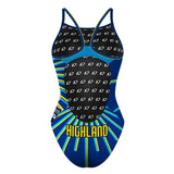 Highland Rams Comic - Skinny Strap Swimsuit