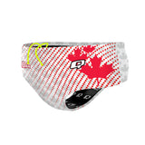 Canada UWH White FV - Classic Brief Swimsuit