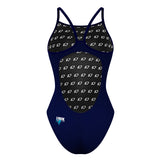 UNIK SOLID SUIT - Skinny Strap Swimsuit
