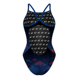 TRI CHI WALK AND RUN Dolphin FV - Skinny Strap Swimsuit