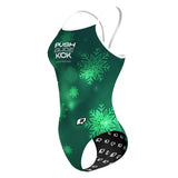 Push Glide Kick Christmas - Sunback Tank Swimsuit