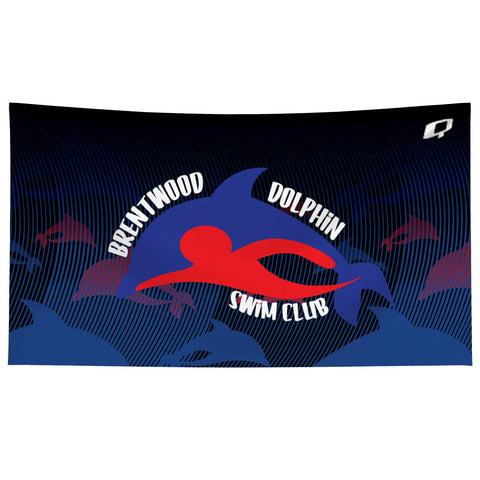 Brentwood Dolphin Swim Club_ Swimoutlet - Microfiber Swim Towel