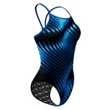Twisting Blue - Skinny Strap