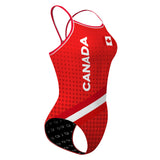 GO CANADA - Skinny Strap Swimsuit