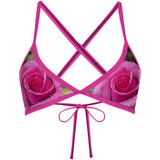 pink flower - Tieback Top