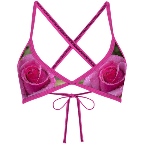 pink flower - Tieback Top