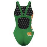 RBG 50 yrs vertical text - Classic Strap Swimsuit