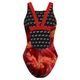 Fiery Fractals - Classic Strap Swimsuit
