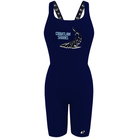 Coquitlam Sharks - Classic Strap Long Knee Women Jammer
