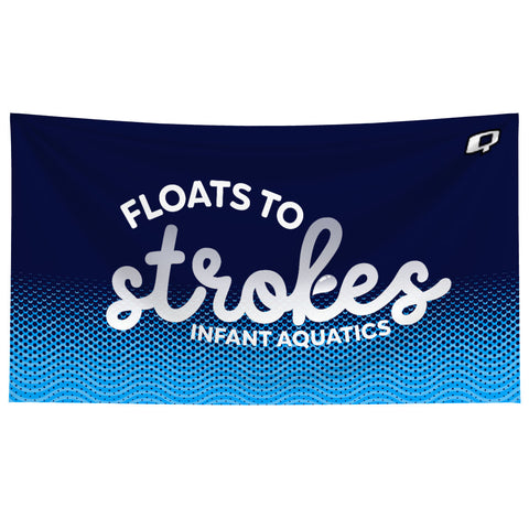 Floats to Strokes - Microfiber Swim Towel