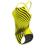 Twisting Yellow - Skinny Strap