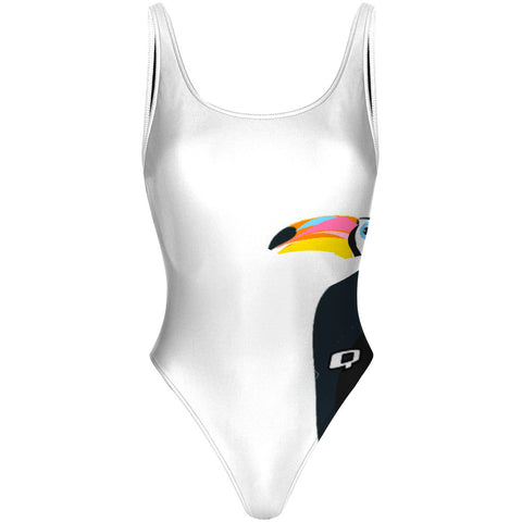 Becca high hip toucan 6 - High Hip One Piece Swimsuit