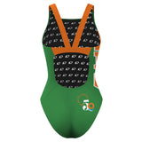 RBG Gilker E. Kare RBG text wave - Classic Strap Swimsuit