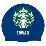 Test Edwar - Silicone Swimming Cap - PERSONALIZED