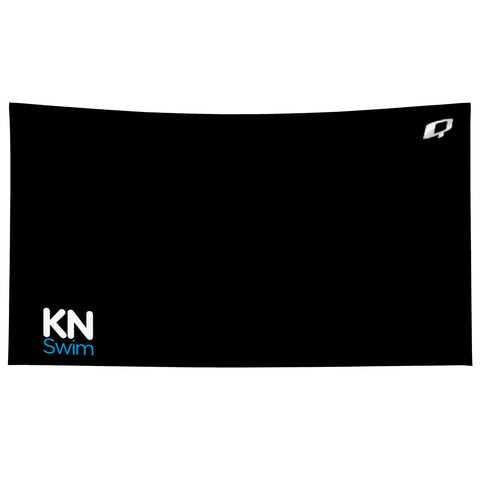 KN Swim Cliente Negro - Microfiber Swim Towel
