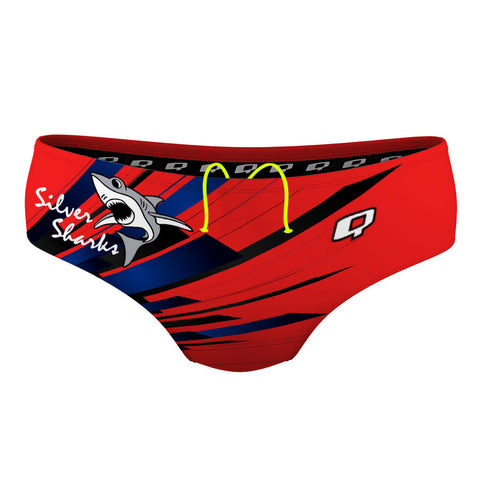 Silver Sharks Men's Brief Suit 2023 - Classic Brief Swimsuit