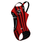 Johnnie Means Aquatics Tigersharks FV1  - Classic Strap Swimsuit