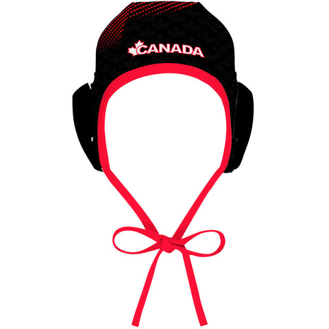 Canada UWH Black FV - Water Polo Cap