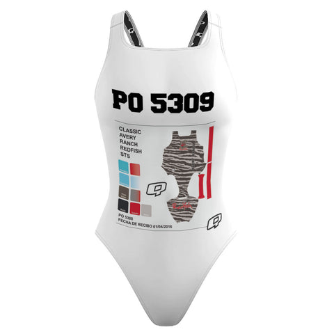 Avery Ranch Redfish - Classic Strap Swimsuit