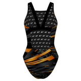 SwimDevil01 - Classic Strap Swimsuit