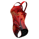 Fiery Fractals - Classic Strap Swimsuit