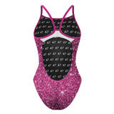 Pink Glitter Bomb - Skinny Strap