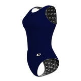 Navy Water Polo - Women's Waterpolo Swimsuit Classic Cut