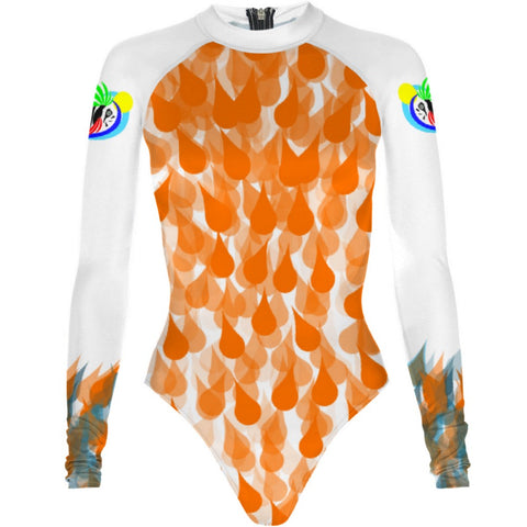 Orange v2 - Surf Swimming Suit Classic Cut