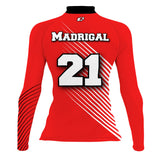 ASBAVOL Infantil Manga Lineas - Women's Surf UPF50+ Long Sleeve Rash Guard