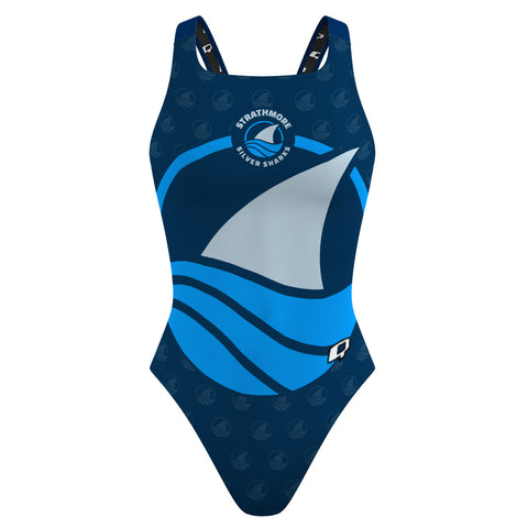 Strathmore Silver Sharks - Classic Strap Swimsuit